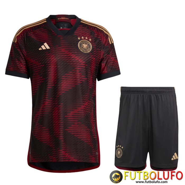 Camisetas De Futbol Alemania Segunda + Cortos Copa Del Mundo 2022