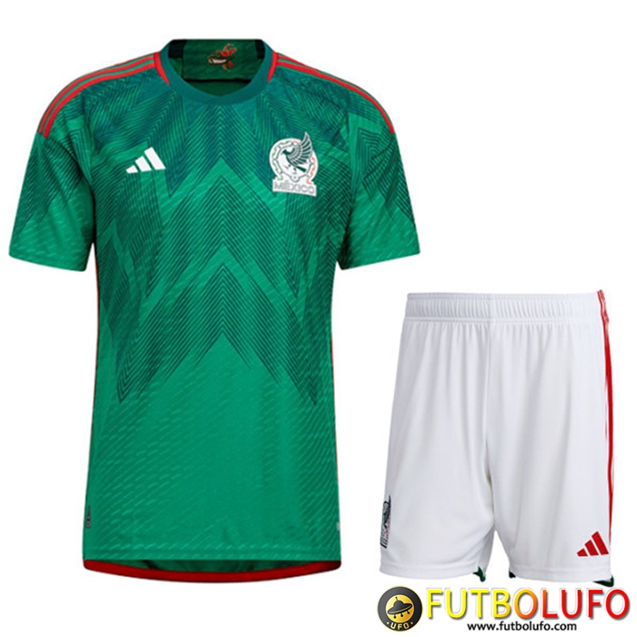 Camisetas De Futbol México Primera + Cortos Copa Del Mundo 2022