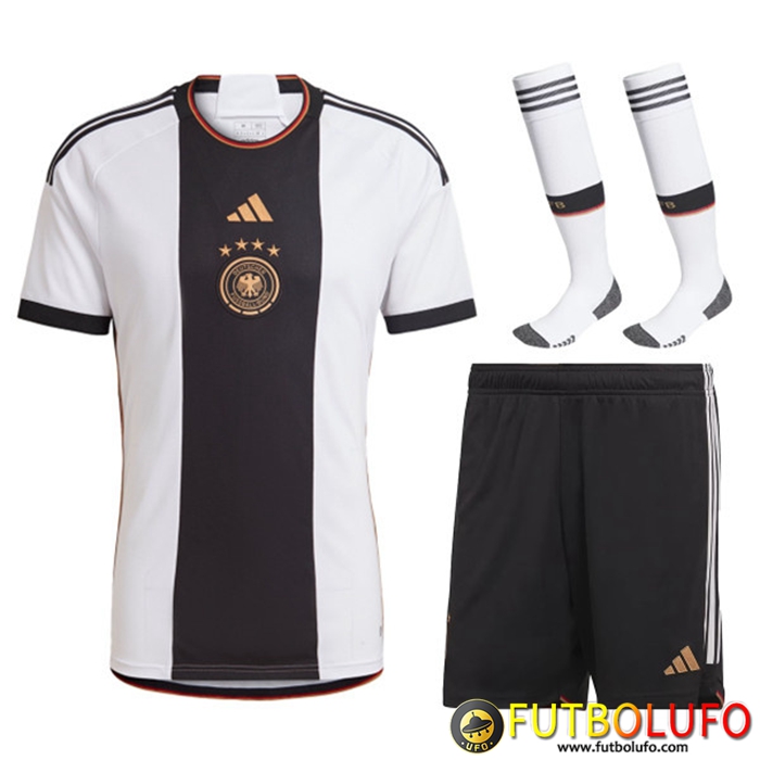 Camisetas De Futbol Alemania Primera (Cortos + Calcetines) Copa Del Mundo 2022