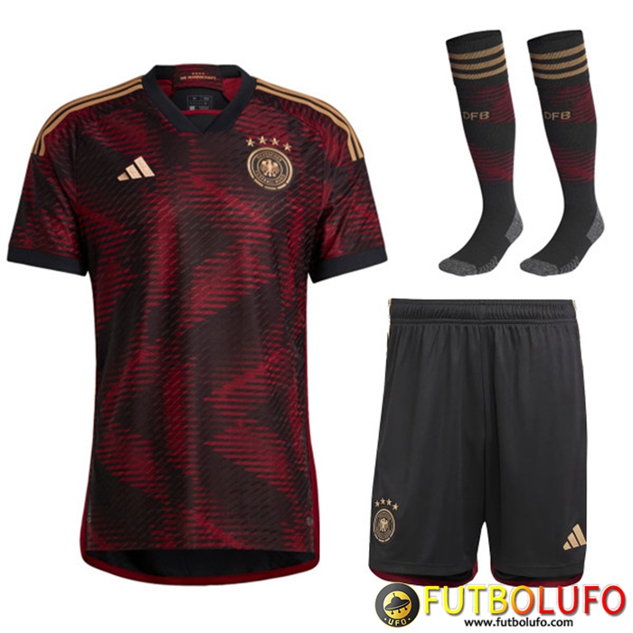 Camisetas De Futbol Alemania Segunda (Cortos + Calcetines) Copa Del Mundo 2022