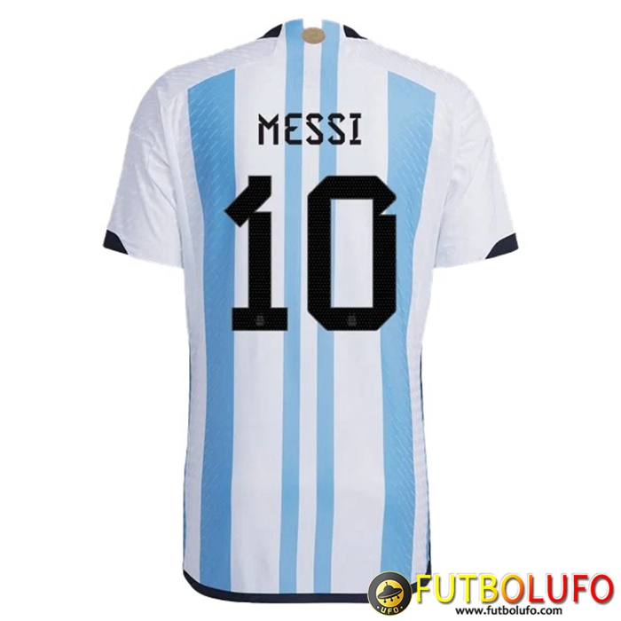 Camisetas De Futbol Argentina (MESSI #10）Copa Del Mundo 2022 Primera