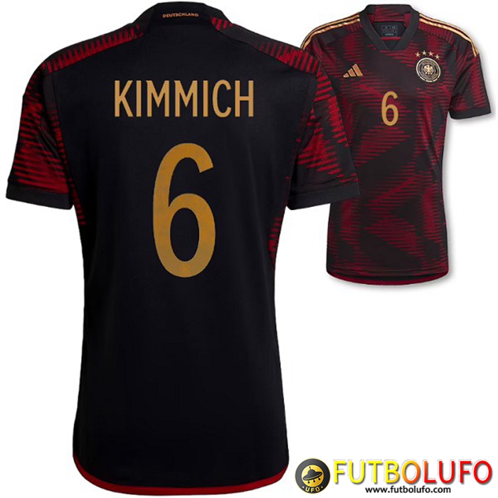 Camisetas De Futbol Alemania (KIMMICH #6）Copa Del Mundo 2022 Segunda