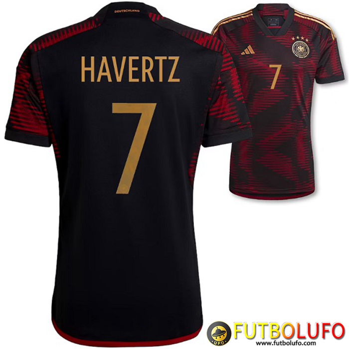 Camisetas De Futbol Alemania (HAVerdeZ #7）Copa Del Mundo 2022 Segunda