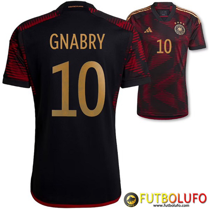 Camisetas De Futbol Alemania (GNABRY #10）Copa Del Mundo 2022 Segunda