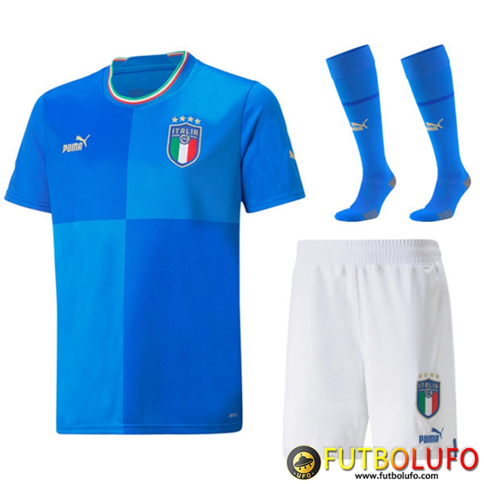 Camisetas De Futbol Foot Italia Primera (Cortos + Calcetines) 2022/2023