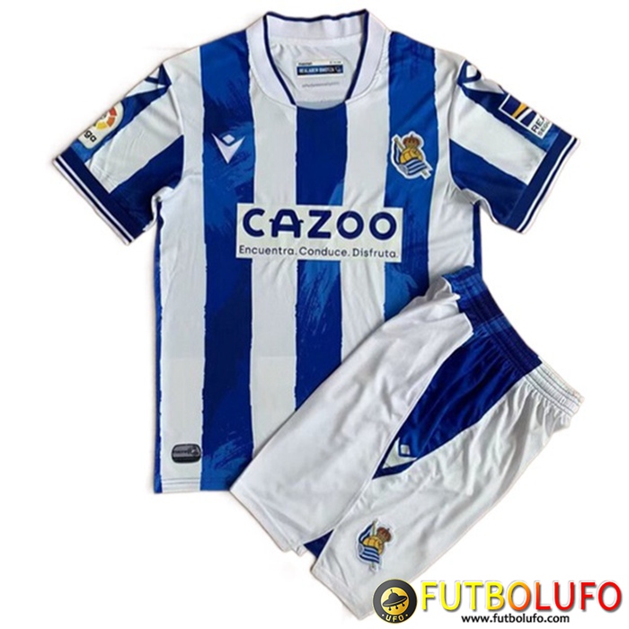Nueva Camisetas De Futbol Real Sociedad Ninos Primera 2022/2023
