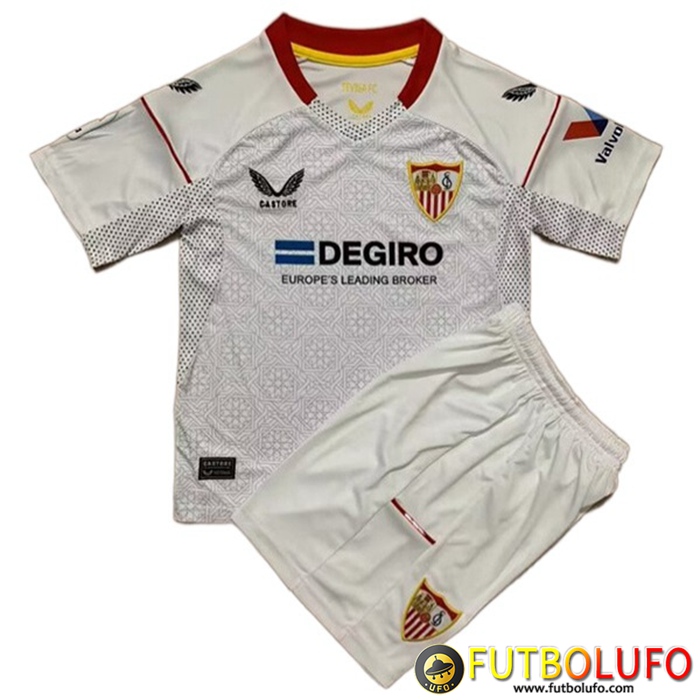 Nueva Camisetas De Futbol Sevilla FC Ninos Primera 2022/2023