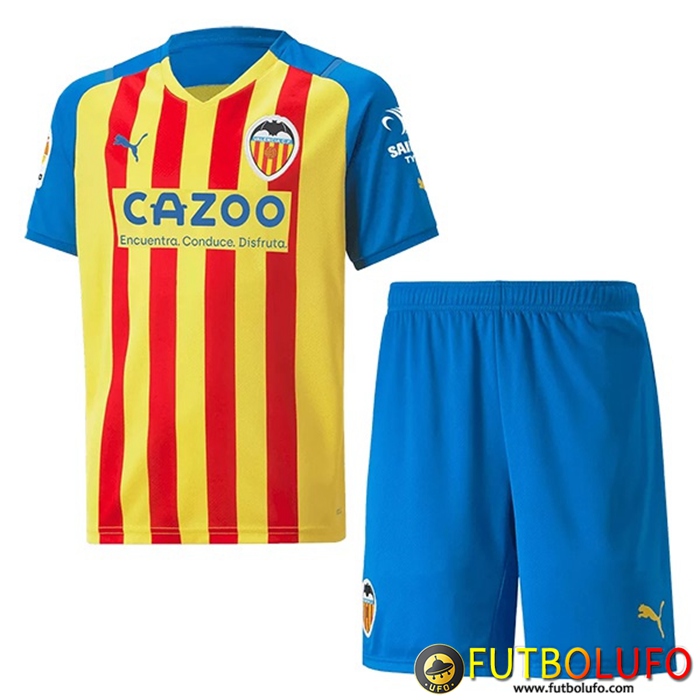 Nueva Camisetas De Futbol Valencia CF Ninos Tercera 2022/2023