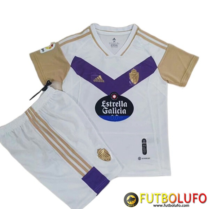 Nueva Camisetas De Futbol Real Valladolid Ninos Tercera 2022/2023