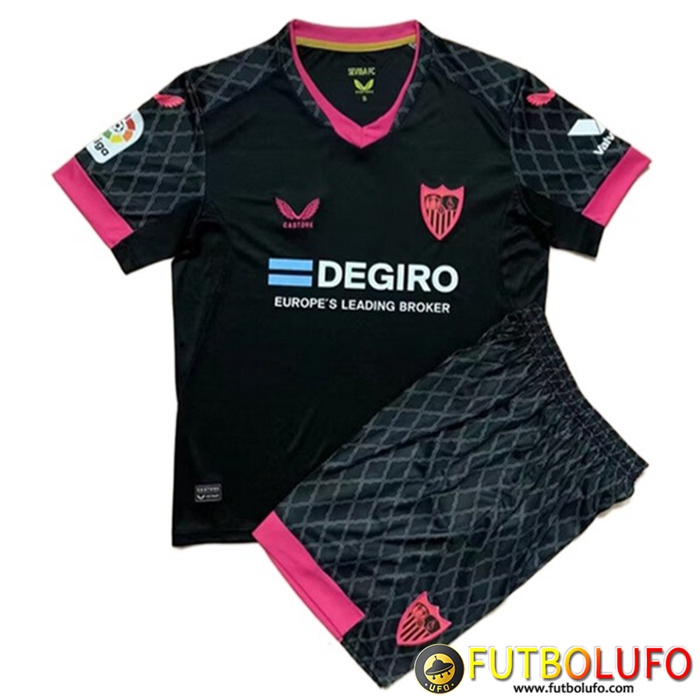 Nueva Camisetas De Futbol Sevilla FC Ninos Tercera 2022/2023