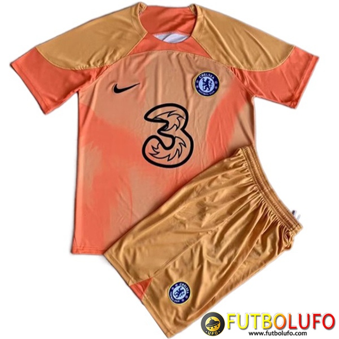 Nueva Camisetas De Futbol FC Chelsea Ninos Portero 2022/2023