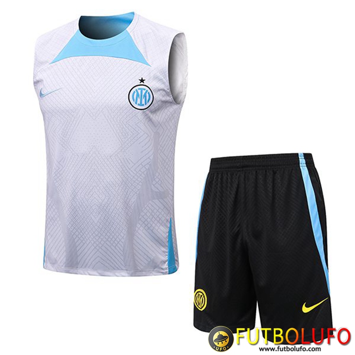 Chalecos De Futbol + Cortos Inter Milan Blanco 2022/2023