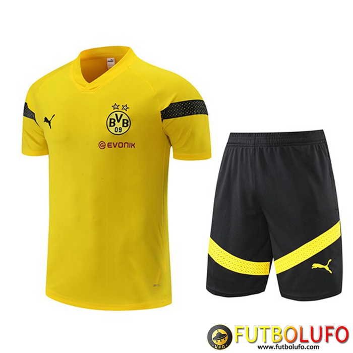 Camiseta Entrenamiento + Cortos Dortmund BVB Amarillo 2022/2023