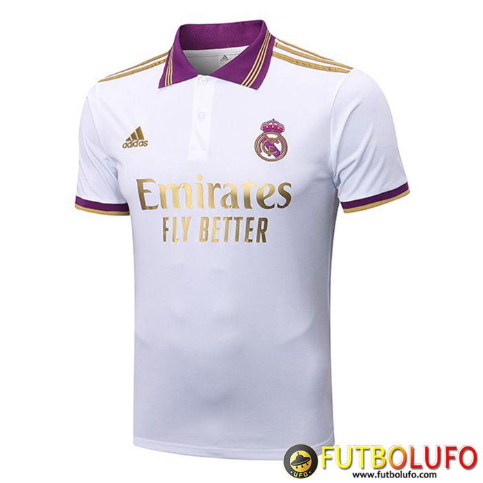 Camiseta Polo Real Madrid Blanco 2022/2023