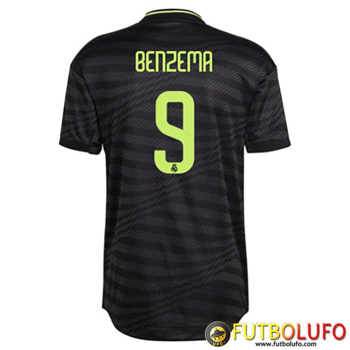 Camisetas De Futbol Real Madrid (BENZEMA #9) 2022/2023 Tercera