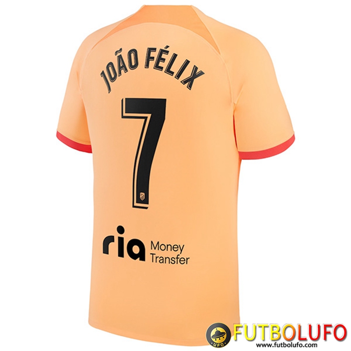 Camisetas De Futbol Atletico Madrid (JOÃO FÉLIX #7) 2022/2023 Tercera