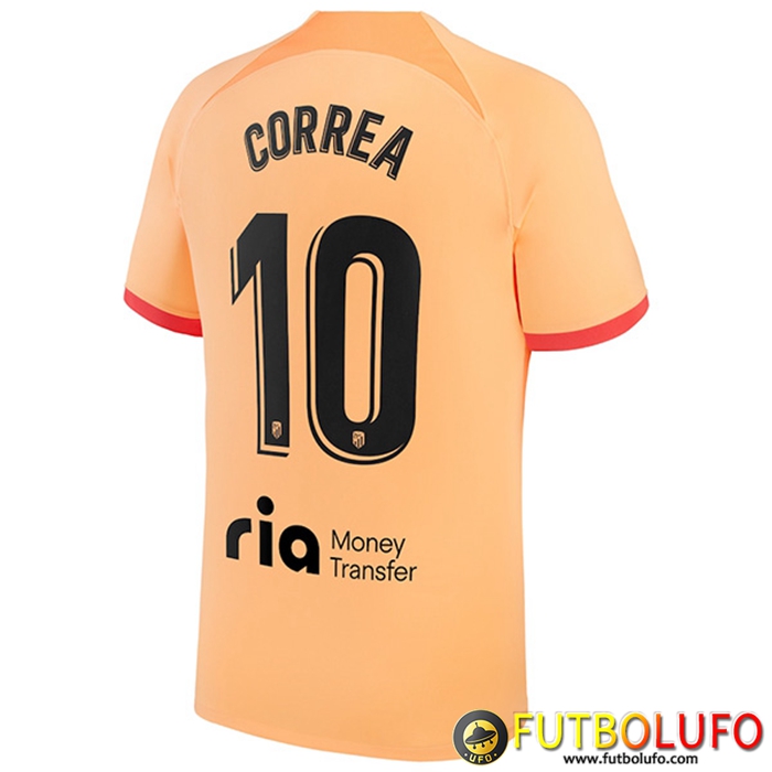 Camisetas De Futbol Atletico Madrid (CORREA #10) 2022/2023 Tercera