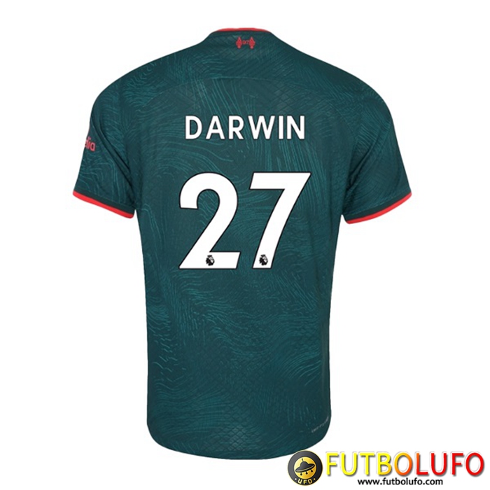 Camisetas De Futbol Liverpool (DARWIN #27) 2022/2023 Tercera