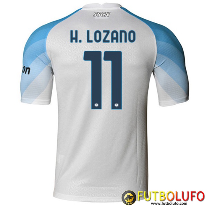 Camisetas De Futbol SSC Napoli (H. LOZANO #11) 2022/2023 Segunda