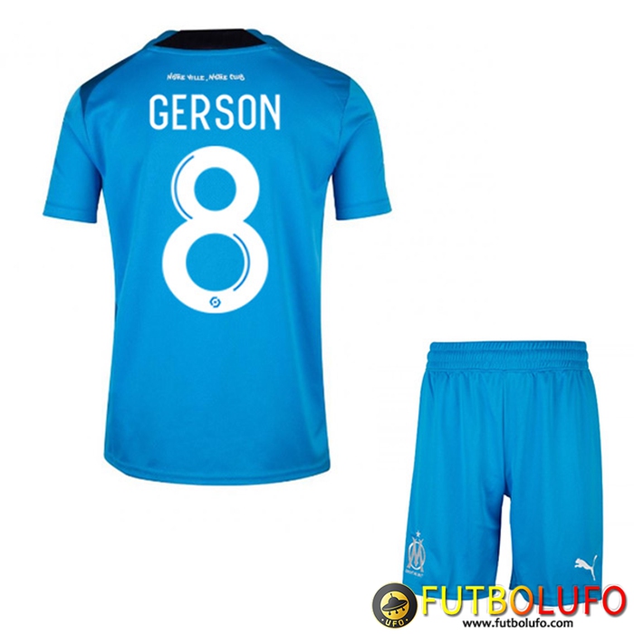 Camisetas De Futbol Marsella (GERSON #8) Ninos Tercera 2022/2023