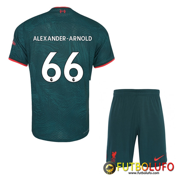 Camisetas De Futbol Liverpool (ALEXANDER-ARNOLD #66) Ninos Tercera 2022/2023