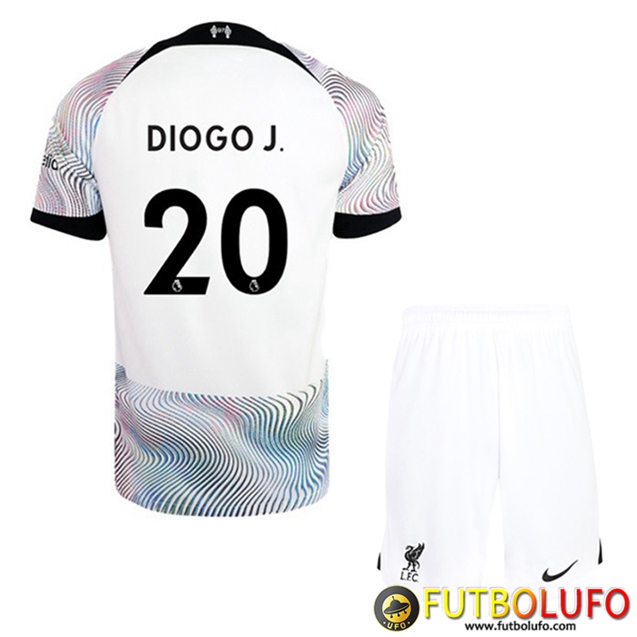 Camisetas De Futbol Liverpool (DIOGO J. #20) Ninos Segunda 2022/2023