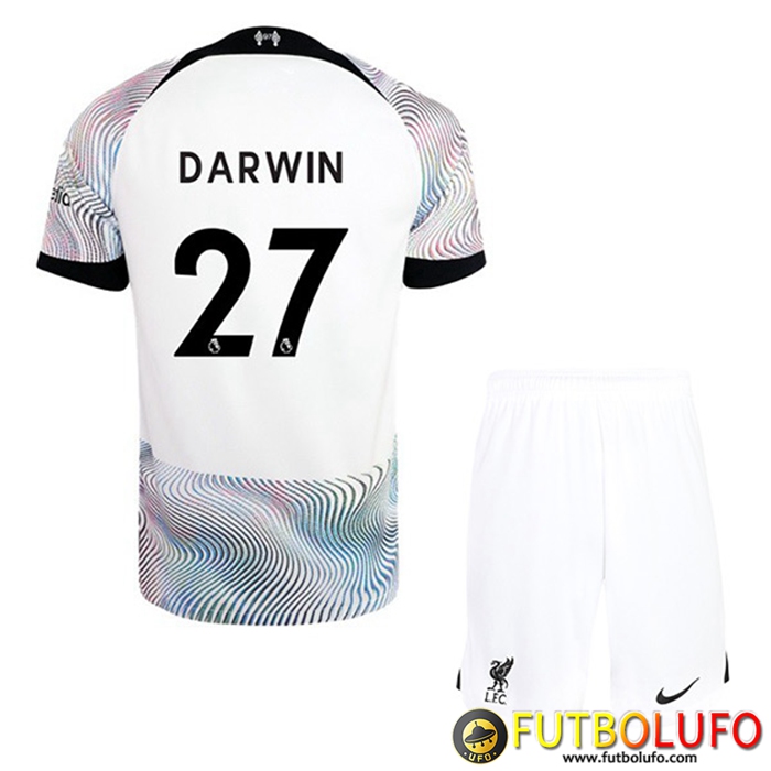 Camisetas De Futbol Liverpool (DARWIN #27) Ninos Segunda 2022/2023