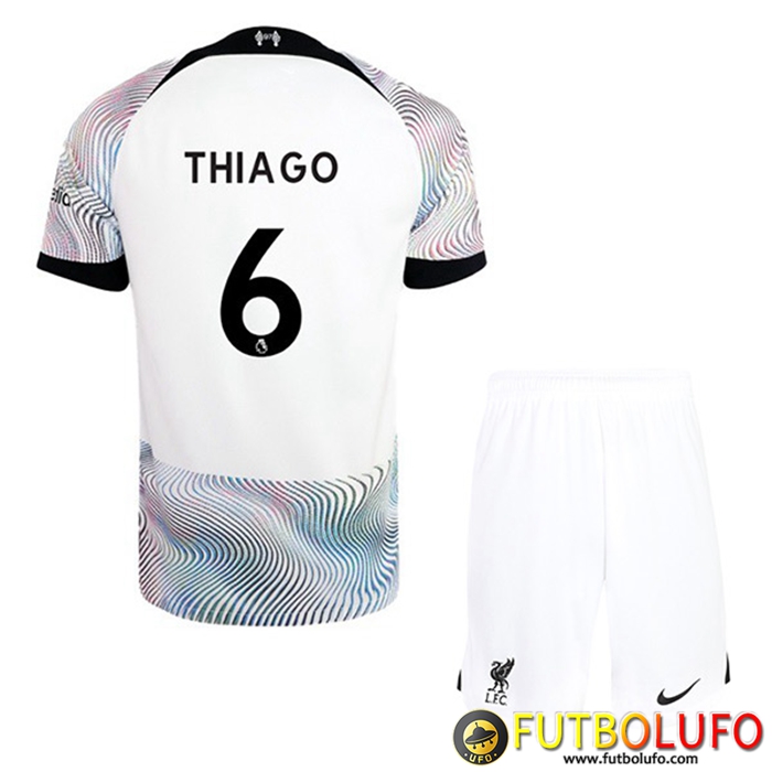 Camisetas De Futbol Liverpool (THIAGO #6) Ninos Segunda 2022/2023