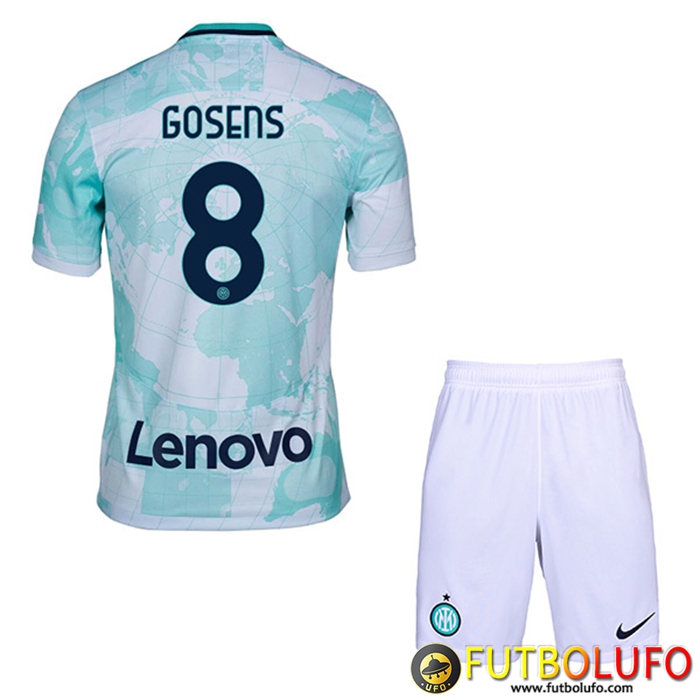 Camisetas De Futbol Inter Milan (GOSENS #8) Ninos Segunda 2022/2023