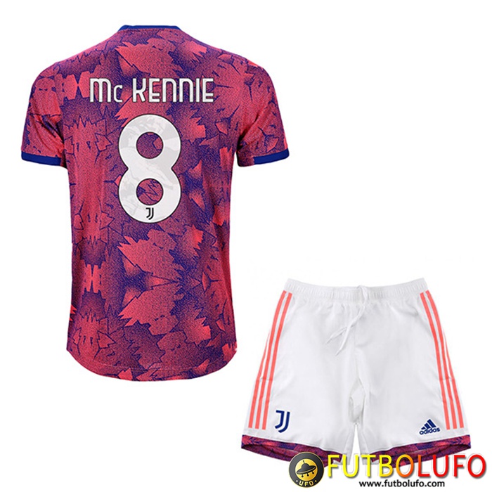 Camisetas De Futbol Juventus (Mc KENNIE #8) Ninos Tercera 2022/2023