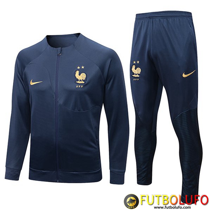 Chandal Equipos De Futbol - Chaqueta Francia Azul 2022/2023