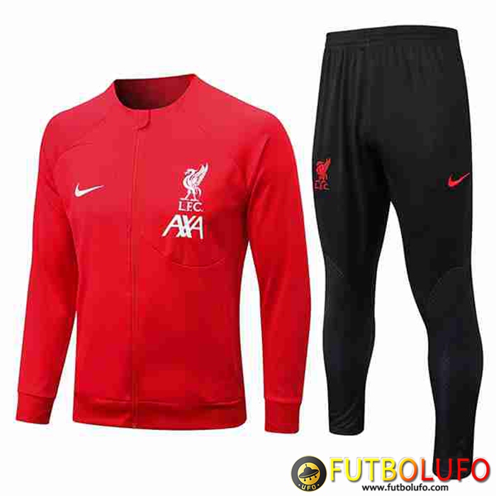 Chandal Equipos De Futbol - Chaqueta FC Liverpool Rojo 2022/2023