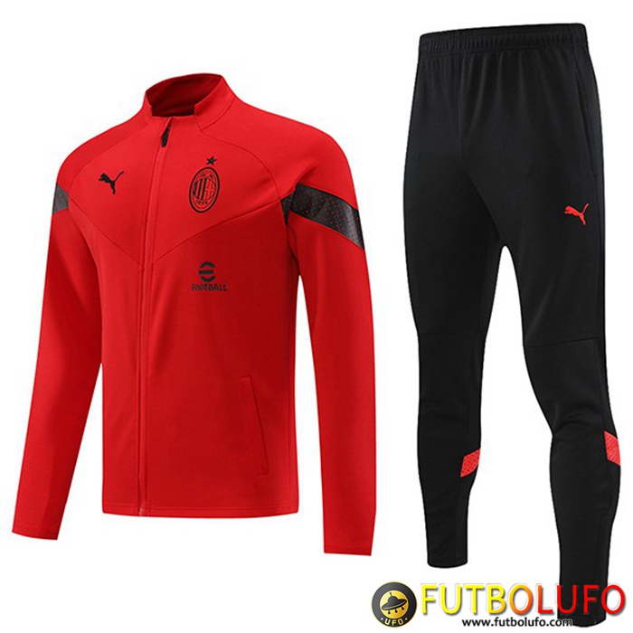 Chandal Equipos De Futbol - Chaqueta AC Milan Rojo 2022/2023