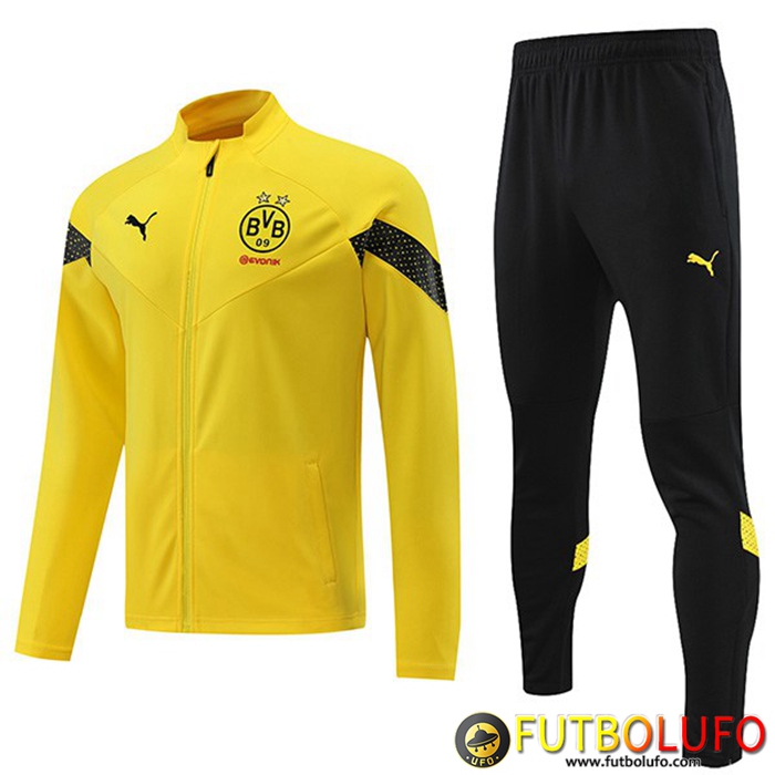 Chandal Equipos De Futbol - Chaqueta Dortmund BVB Amarillo 2022/2023