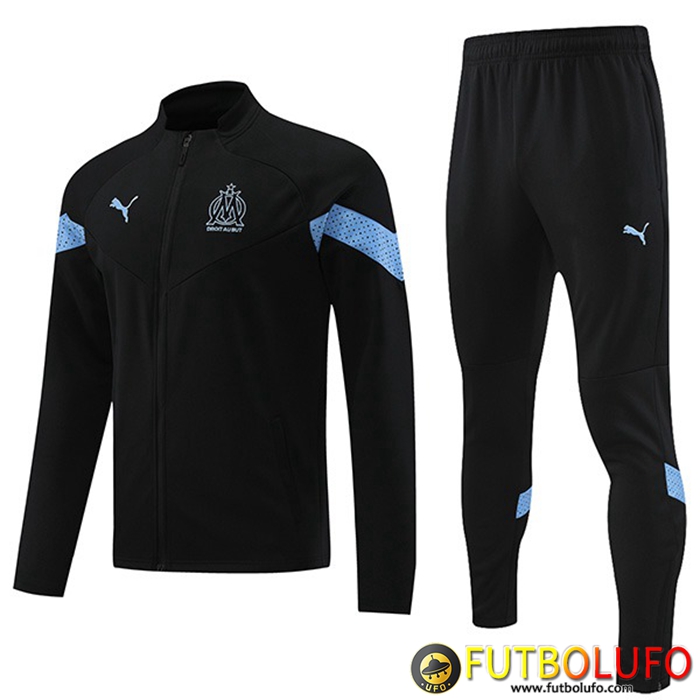 Chandal Equipos De Futbol - Chaqueta Marsella Negro 2022/2023