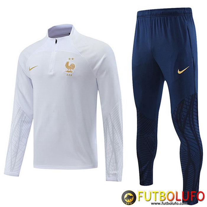 Chandal Equipos De Futbol Francia Blanco 2022/2023