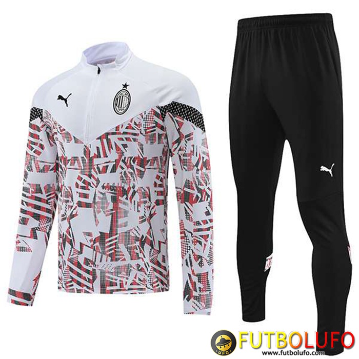 Chandal Equipos De Futbol AC Milan Blanco 2022/2023