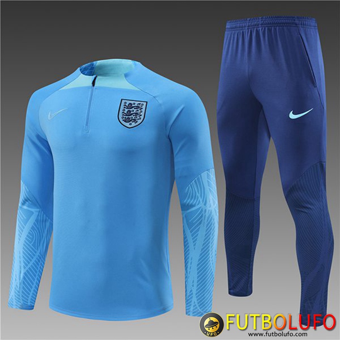 Chandal Equipos De Futbol Inglaterra Ninos Azul Claro 2022/2023