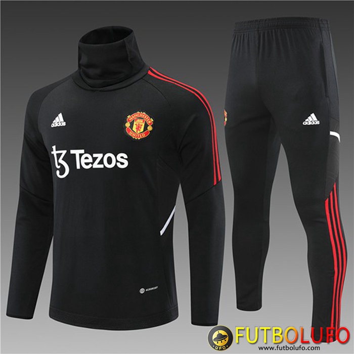 Chandal Equipos De Futbol Manchester United Ninos Negro 2022/2023