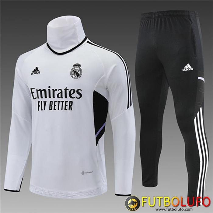 Chandal Equipos De Futbol Real Madrid Ninos Blanco 2022/2023