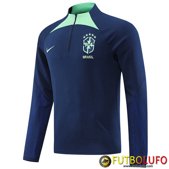 Sudadera De Entrenamiento Brasil Azul Marinos 2022/2023