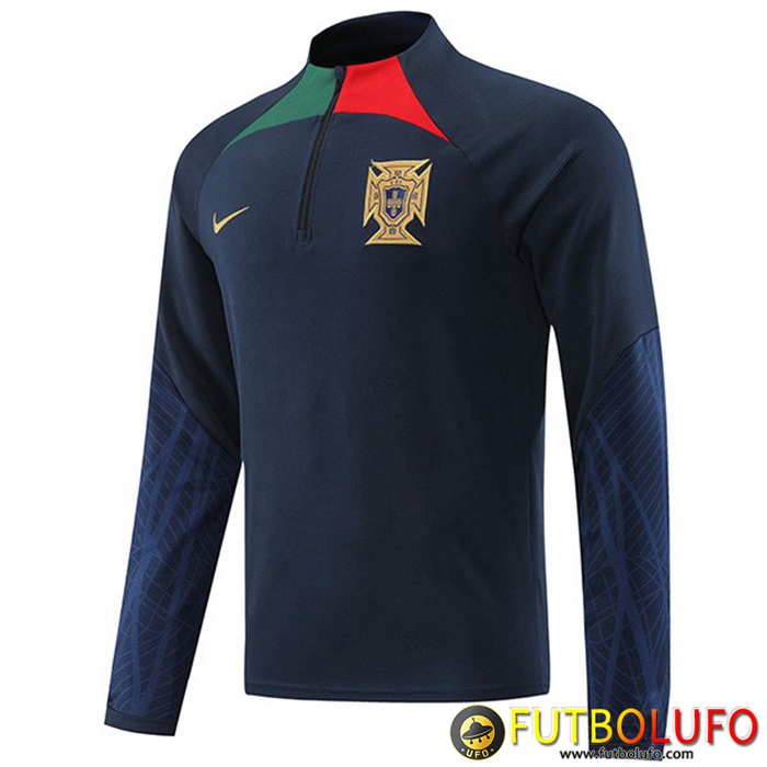 Sudadera De Entrenamiento Portugal Azul Marino 2022/2023
