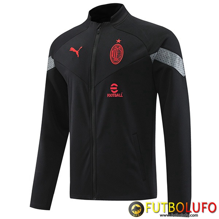 Chaquetas Futbol AC Milan Negro 2022/2023
