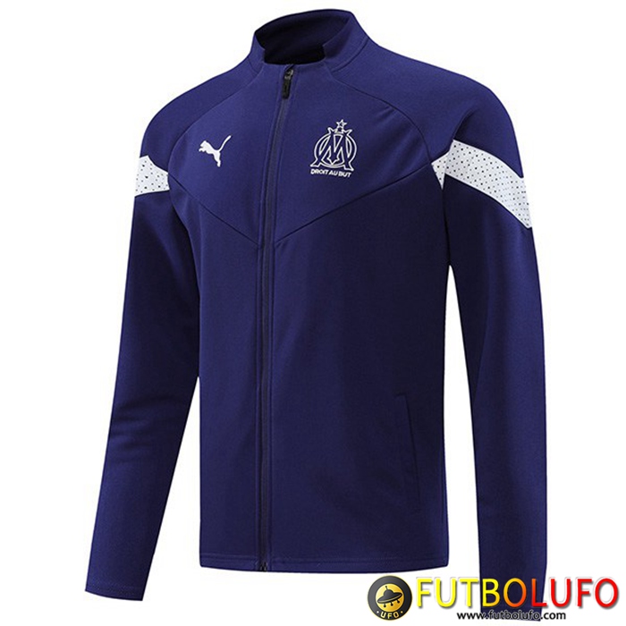 Chaquetas Futbol Marsella Violeta/Blanco 2022/2023