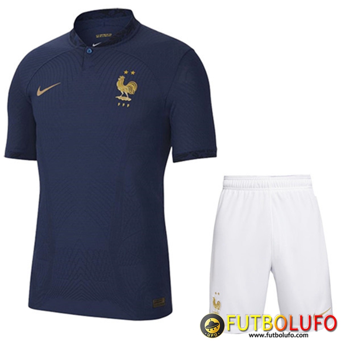 Camisetas Futbol Francia Primera + Cortos Copa Del Mundo 2022
