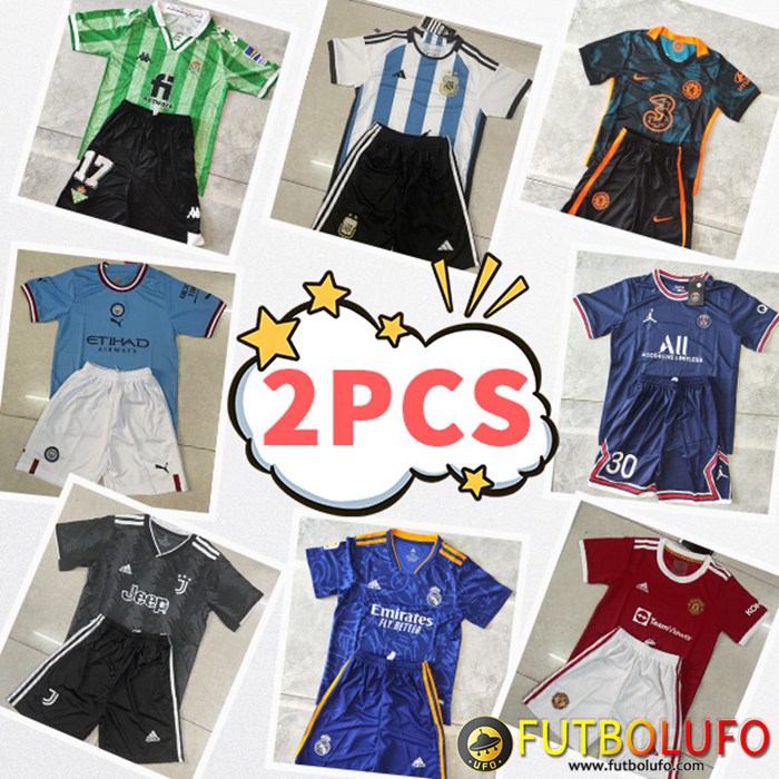 Camisetas De Futbol Ninos - Enviado Al Azar 2PCS