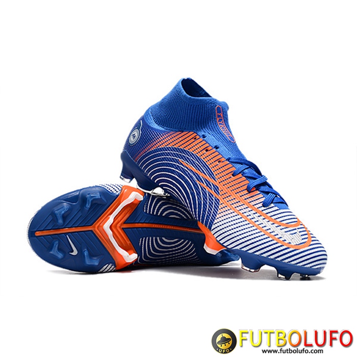 Nike Botas De Fútbol Mercurial 14 High Gang FG Azul