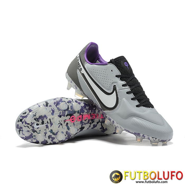 Nike Botas De Fútbol Tiempo Legend 9 Elite FG Gris