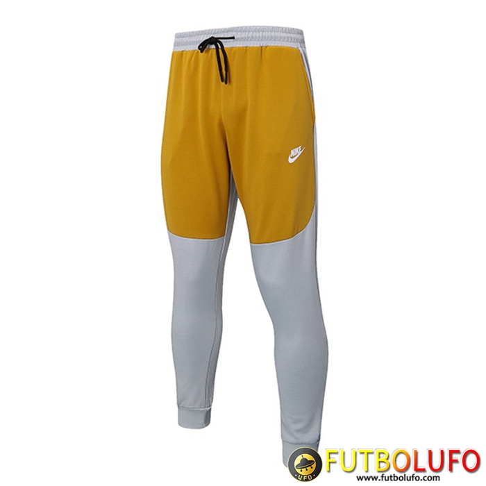 Pantalon Entrenamiento Nike Gris/Amarillo 2022/2023
