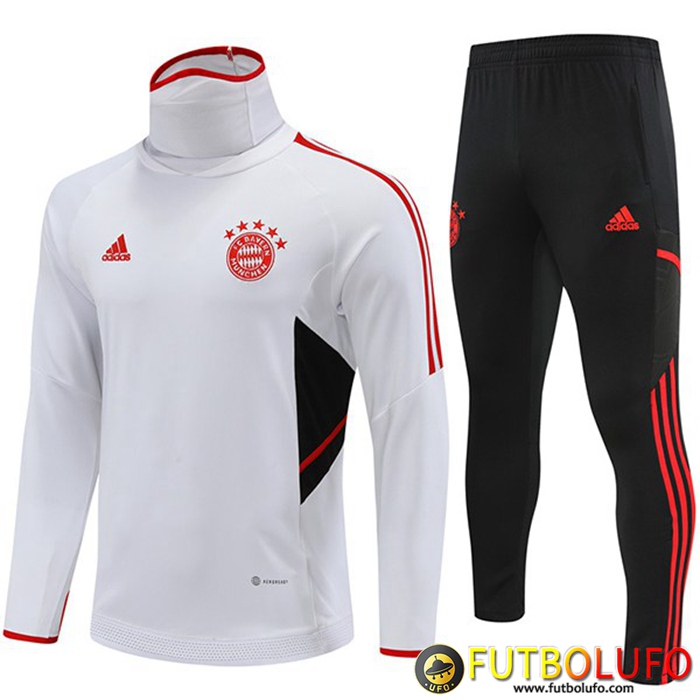 Chandal Equipos De Futbol Bayern Munich cuello alto Blanco 2022/2023